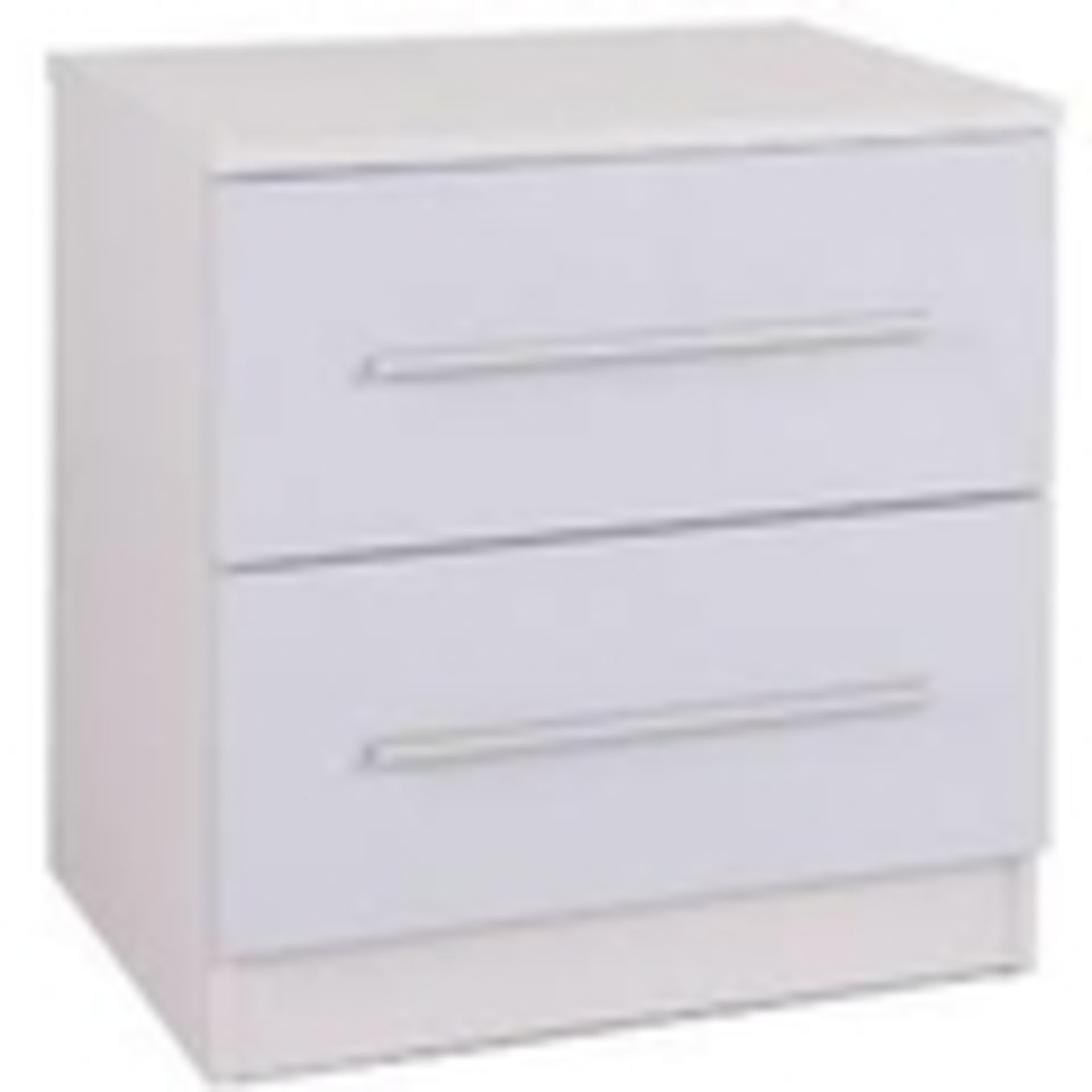 1 BRAND NEW BOXED TORONTO WHITE GLOSS 2 DRAWER BED