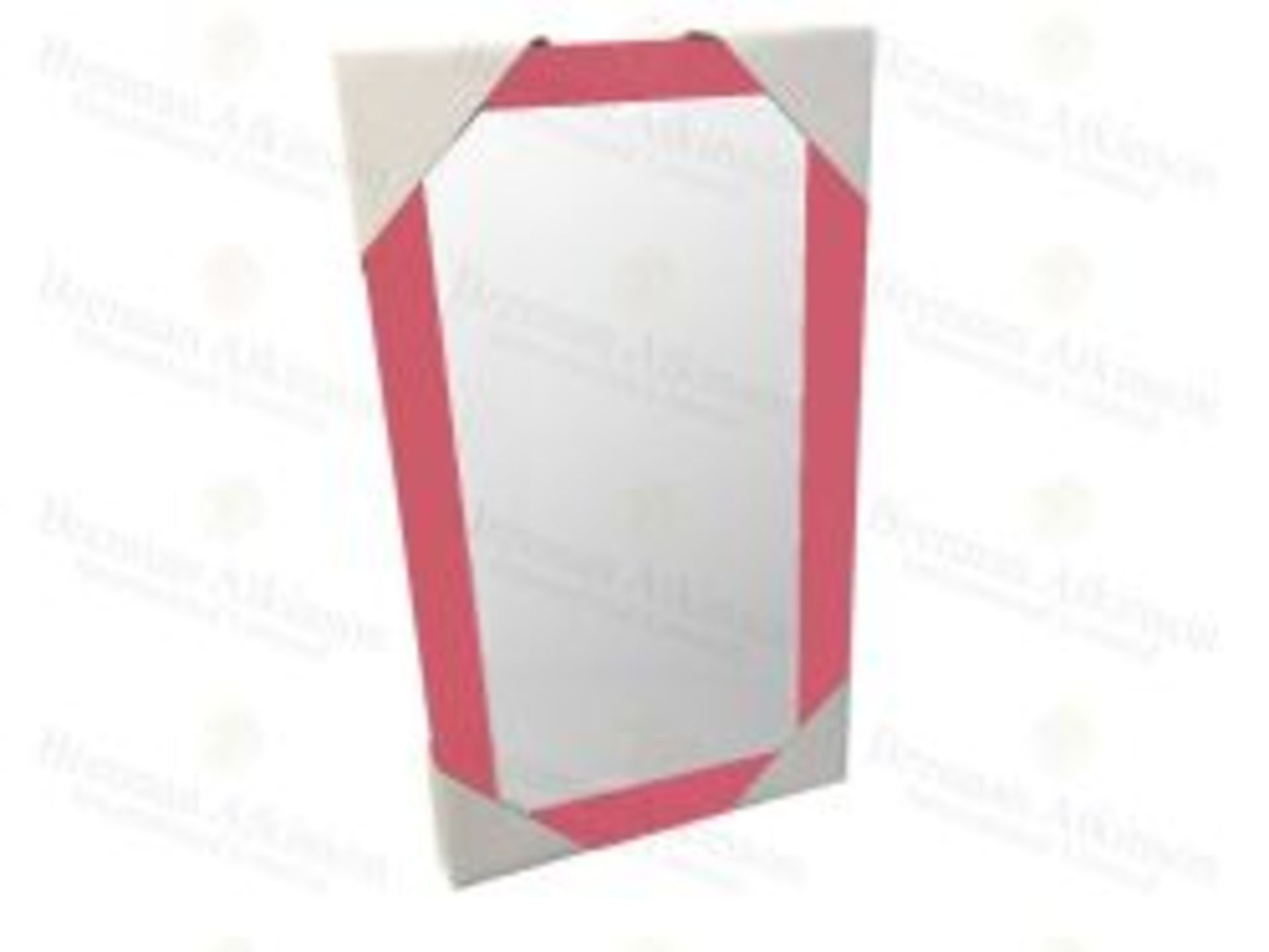 1 BRAND NEW BOXED PINK FRAMED 60CM X 30CM MIRROR