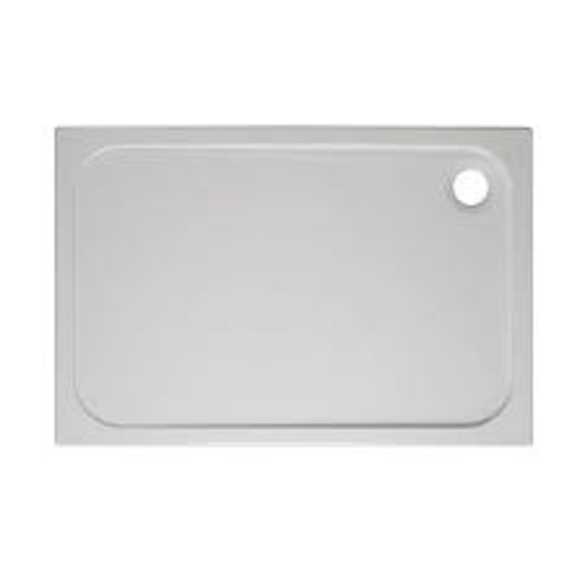 1 BRAND NEW WHITE CERAMIC 1200 X 760 SHOWER TRAY