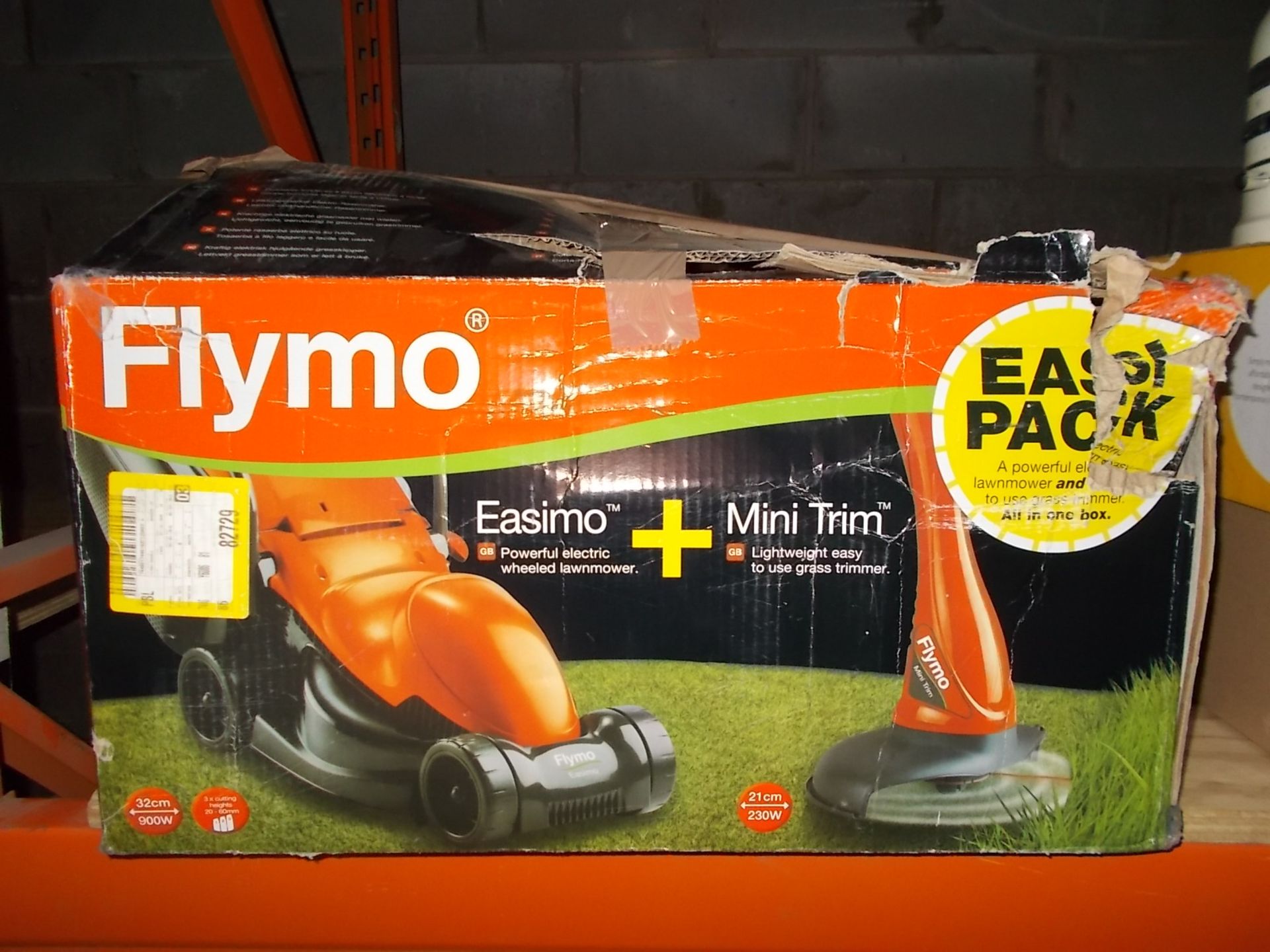 1 BOXED FLYMO EASIMO AND MINI TRIM (NO VAT)