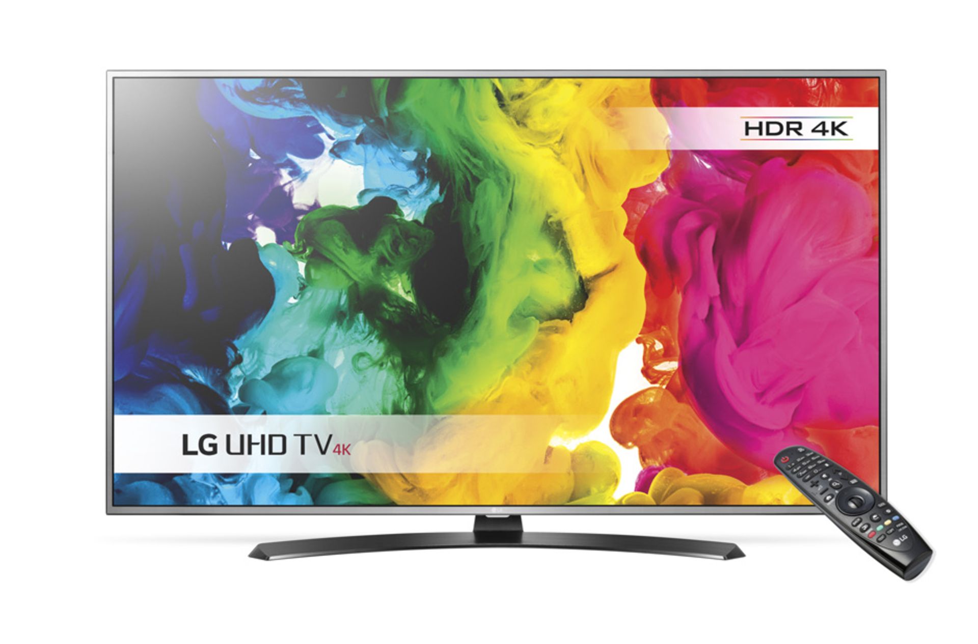 1 BOXED LG 49UH668V 49" 4K ULTRA HDR PRO WITH WEBOS SMART TV, FULLY WORKING BUT WITH NO REMOTE OR