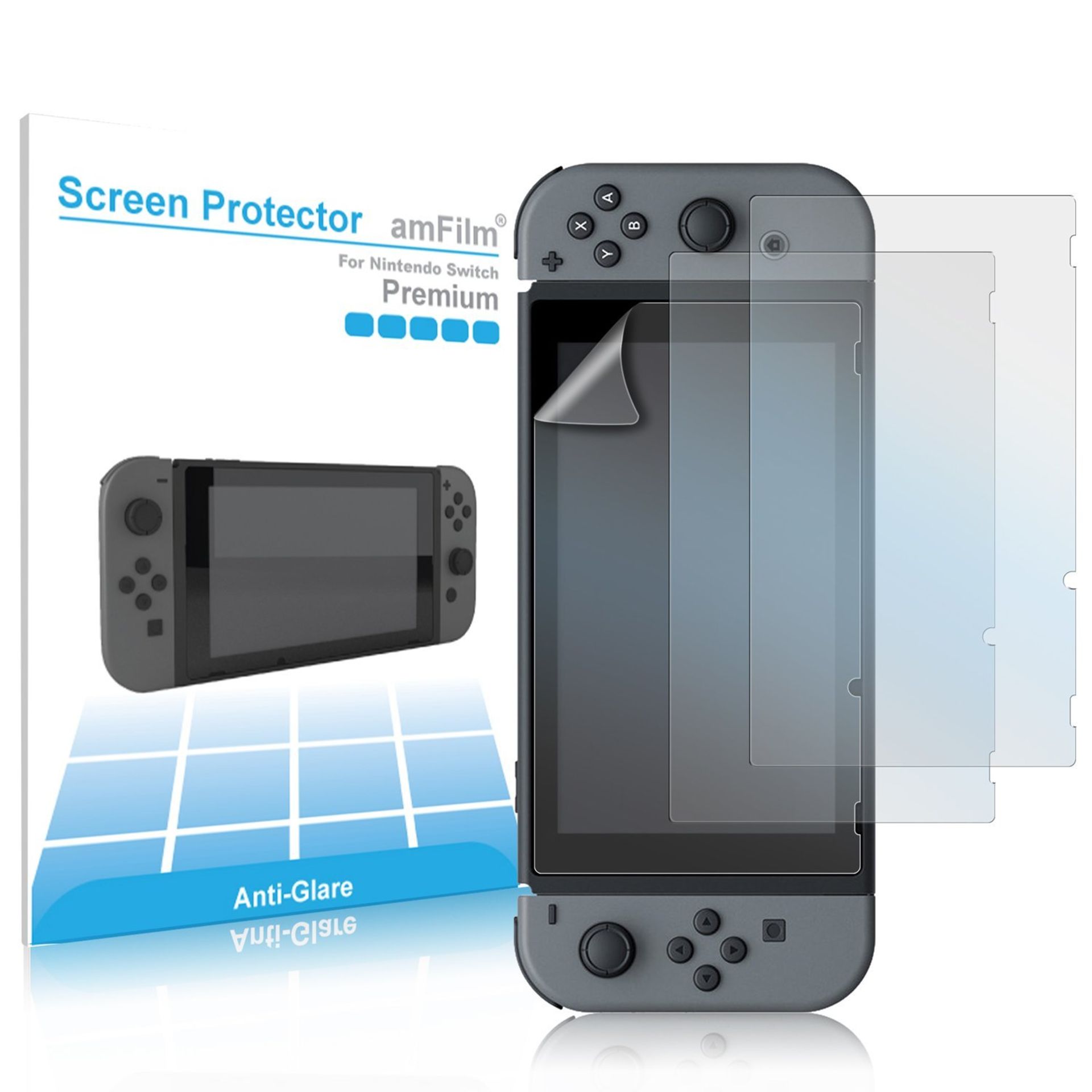 5 BRAND NEW BOXED NINTENTO SWITCH TEMPERED GLASS S