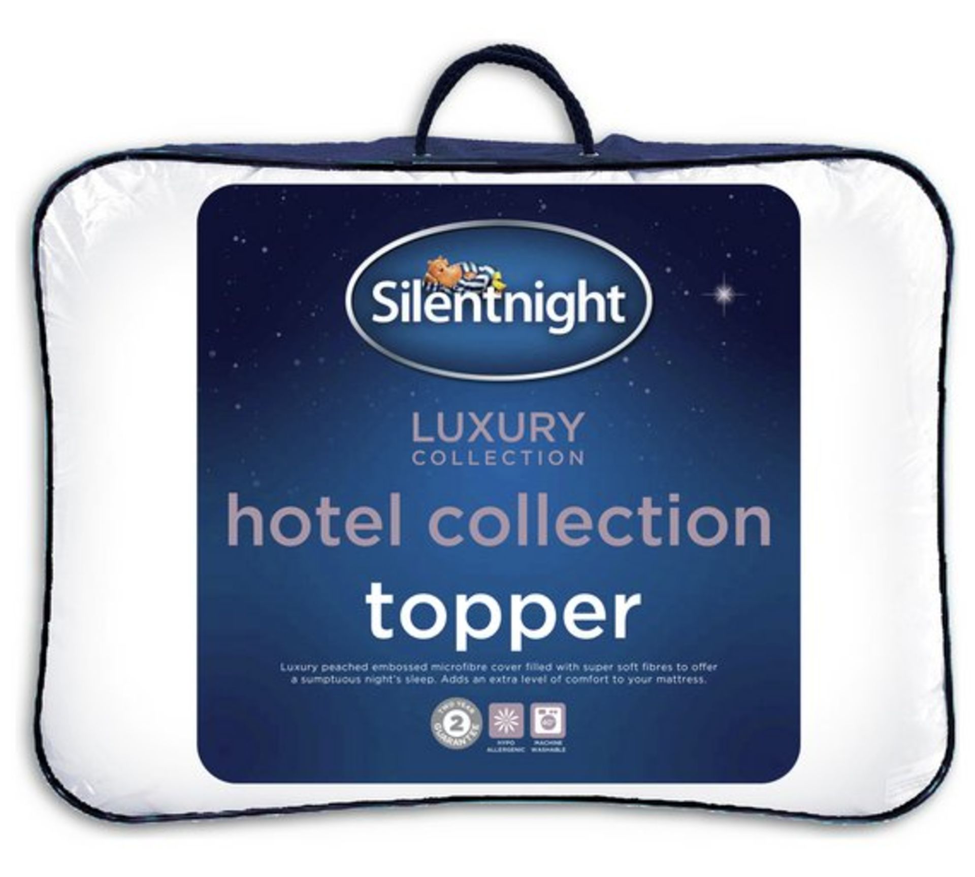 1 BAGGED SILENT NIGHT LUXURY COLLECTION HOTEL COLLECTION TOPPER IN DOUBLE