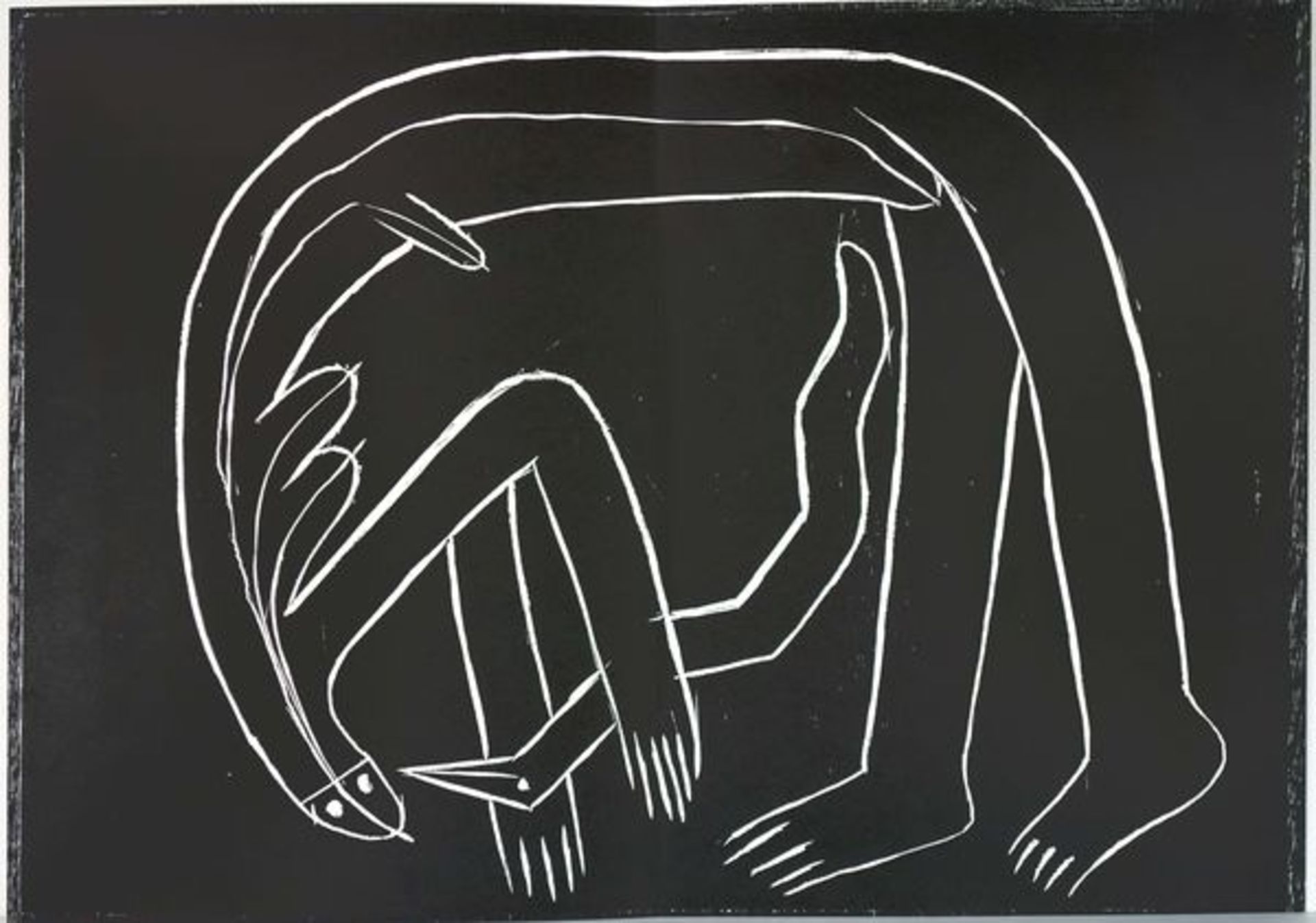 Antes, Horst 42,5 x 31,5 cm Der Engel der Geschichte 25: Engel der Behinderten (1981)