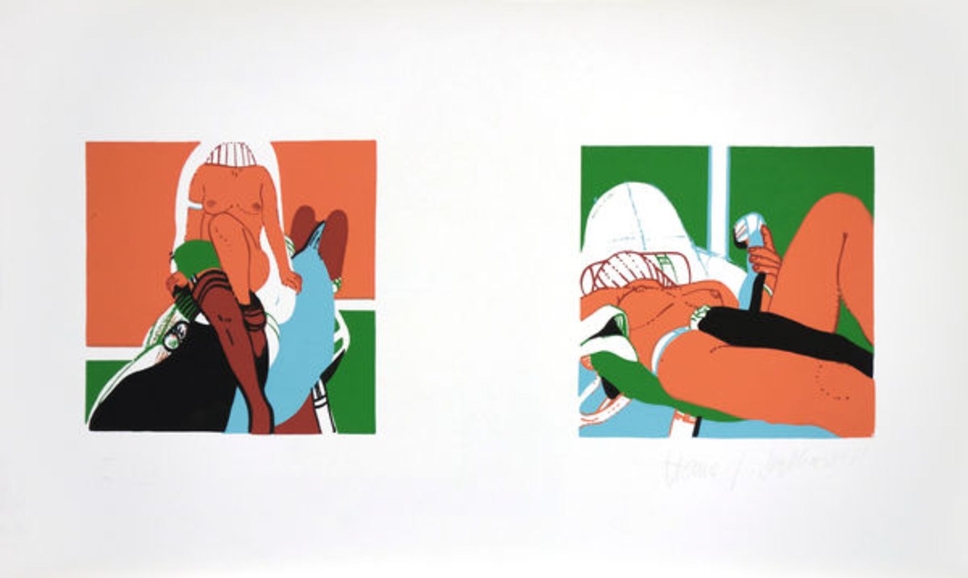 Verschiedene Künstler Ohne Titel (1968) Sammlung von 10 Blatt Graphiken in unterschiedlichen