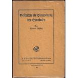 Theodor Lessing - 2 Erstausgaben. 1. Weib, Frau, Dame. Ein Essay. München, Otto Gmelin 1910. Kl.-8°.