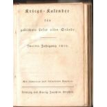 Kriegskalender für gebildete Leser aller Stände. Zweiter Jahrgang. Leipzig, Göschen 1810. 12°. 2