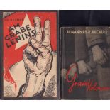 Johannes R. Becher - 2 Erstausgaben. 1. Am Grabe Lenins. Wien, Malik 1924. 8°. 39 S. Illustrierte