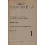 Bertolt Brecht. Versuche 1-16. 7 Hefte. Berlin, Kiepenheuer 1930-1933. Gr.-8. 1-35 S.; 46-148 S.;