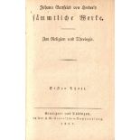 Johann Gottfried von Herder. Sämmtliche Werke. 20 Bände. Stuttgart und Tübingen, Cotta 1827-30. 12°.