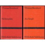 Thomas Bernhard - 2 Erstausagaben. 1. Ave Vergil. Gedicht. (Bibliothek Suhrkamp Band 769).