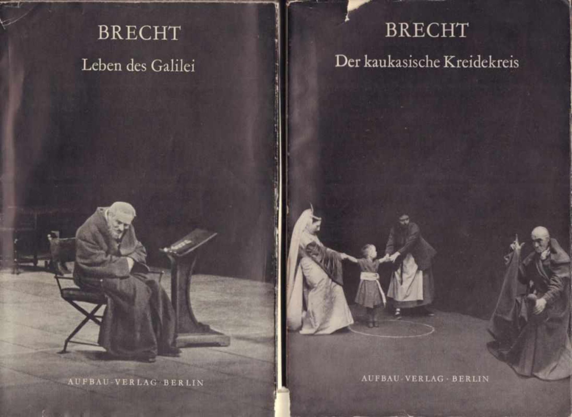 Bertolt Brecht - Konvolut. 4 Bände. 1. Die Dreigroschenoper (The Beggar's Opera). Ein Stück mit