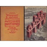 Johannes R. Becher - 2 Erstausgaben. 1. Maschinenrhythmen. Berlin, Schmiede 1926. Gr.-8°. X, 158 S.,