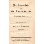 Ludwig Bechstein. Der Sagenschatz und die Sagenkreise des Thüringerlandes. 4 Bände.