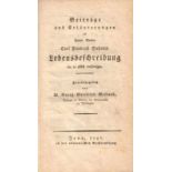 Georg Gottfried Volland. Beiträge und Erläuterungen zu Herrn Doctor Carl Friedrich Bahrdts