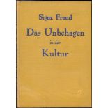Sigmund Freud. Das Unbehagen in der Kultur. Wien, Internationaler Psychoanalytischer Verlag 1930.