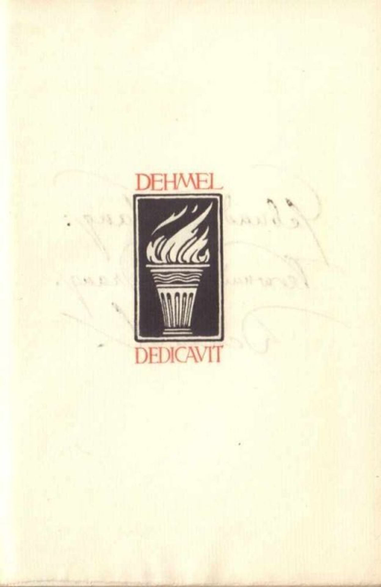 Richard Dehmel. Gesammelte Werke. 10 Bände. Berlin, S. Fischer, 1906. 8°. Zus. ca. 1815 S. Nummer 11 - Image 2 of 5