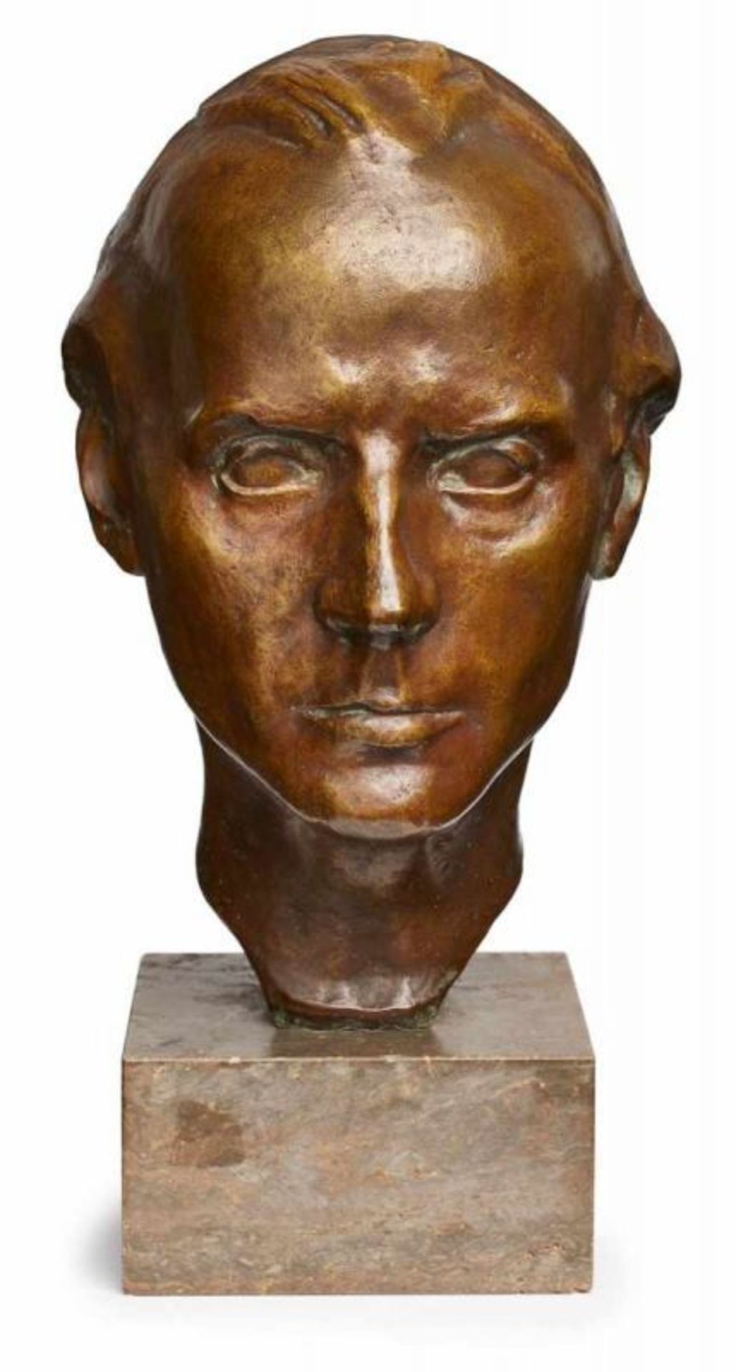 Bronze Richard Scheibe (1879 Chemnitz - 1964 Berlin) Porträt Joles Bickel-Schultheis, um 1945. - Bild 3 aus 3