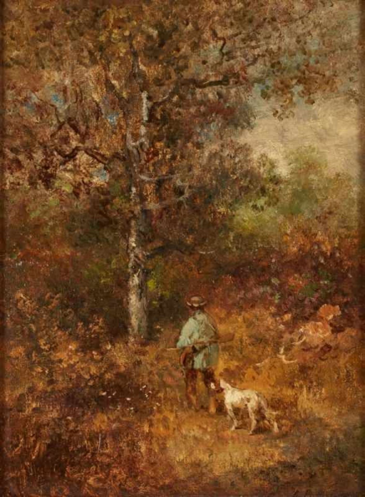 Gemälde Anton Burger 1824 Frankfurt - 1905 Kronberg Genre- u. Landschaftsmaler, lernt zunächst - Image 2 of 6