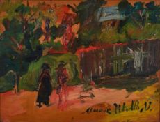 Gemälde Maurice Utrillo 1883 Paris - 1955 Dax Sohn der Malerin Suzanne Valadon, 1891 adoptiert von
