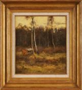 Gemälde Nelson Gray Kinsley 1863 Canton/USA - 1945 Kronberg "Herbstlandschaft" u. li. sign.