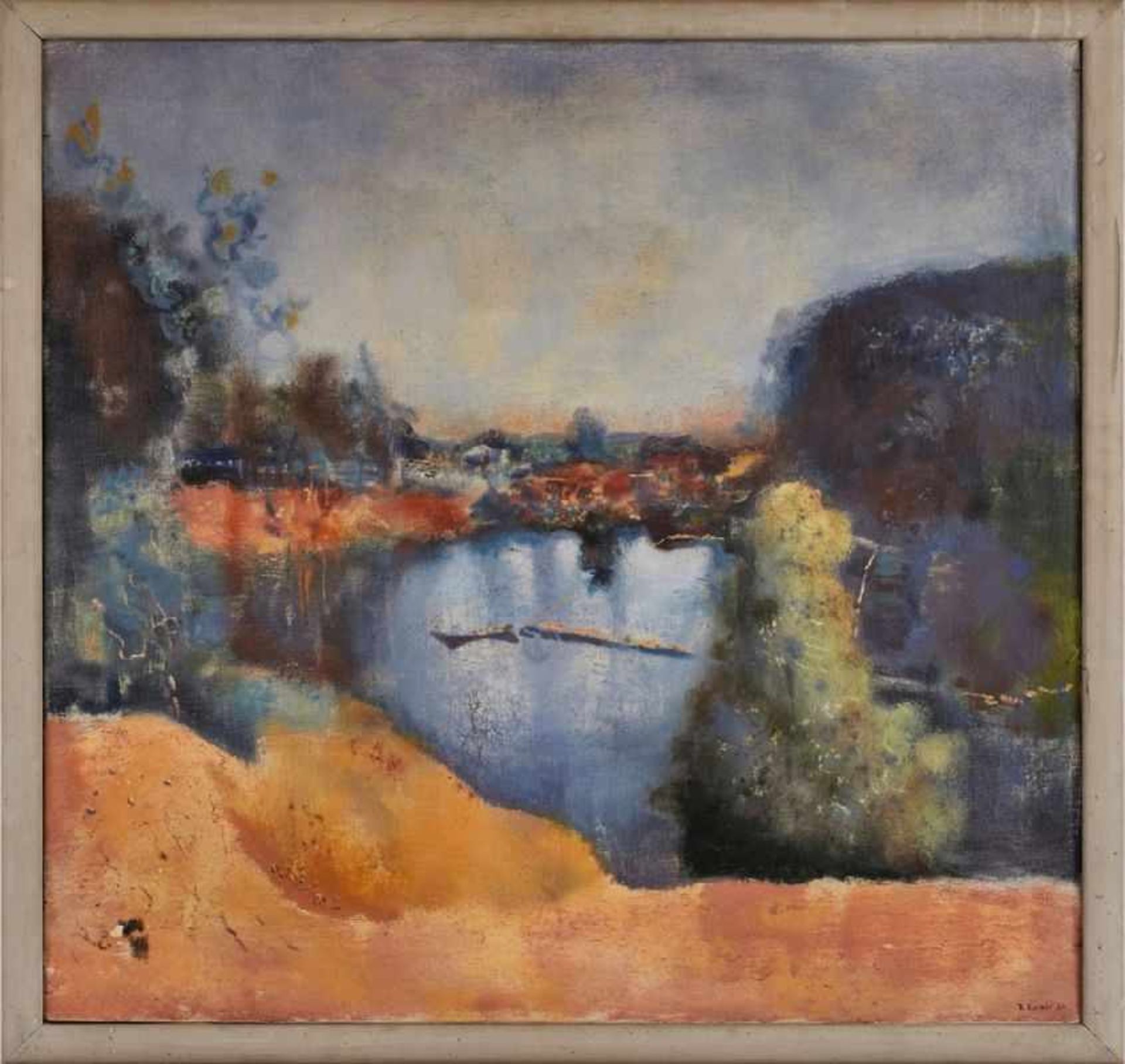 Gemälde Reinhold Ewald 1890 Hanau - 1974 Hanau 1906-07 an der Hanauer Zeichen-Akad. 1907-11 in