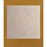 Prägedruck u. Seriegrafie Victor Vasarely 1906 Pécs - 1997 Paris "Geometrische Komposition" u. re.