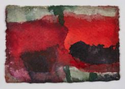 Aquarell Klaus Fußmann geb. 1938 Velbert (Rheinland) "Mohn" u. re. sign. Fußmann 10 x 15 cm Lit.: