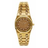 Damenarmbanduhr Audemars Piquet & Co. Swiss 18 kt. GG oder Gold 750 Quartz "Grande Tapisserie"-