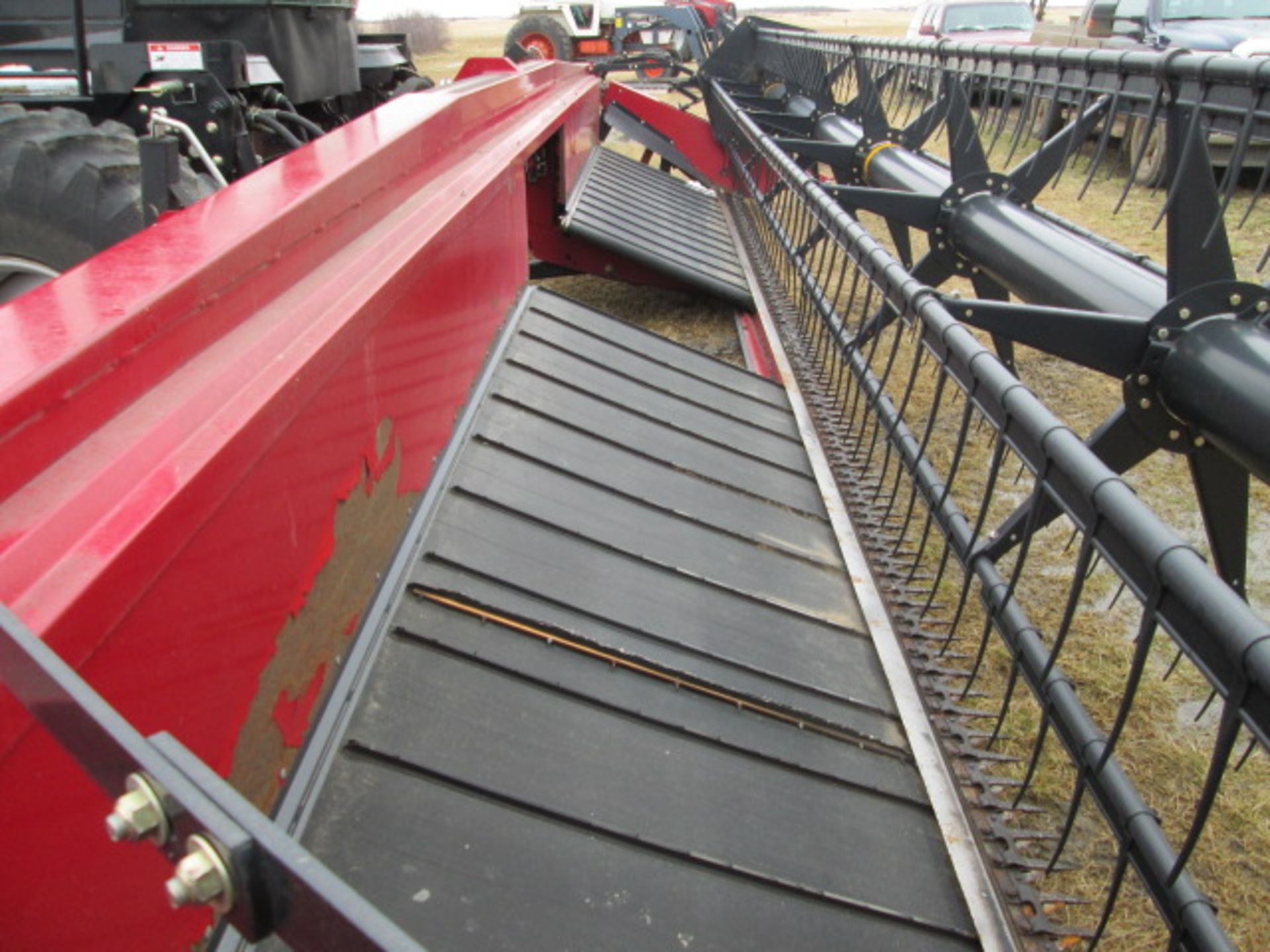 Case WDX 1202 S swather (2005), c/w 30' DHX 302 header (2007), showing 795 eng hr, dbl knife - Image 23 of 32