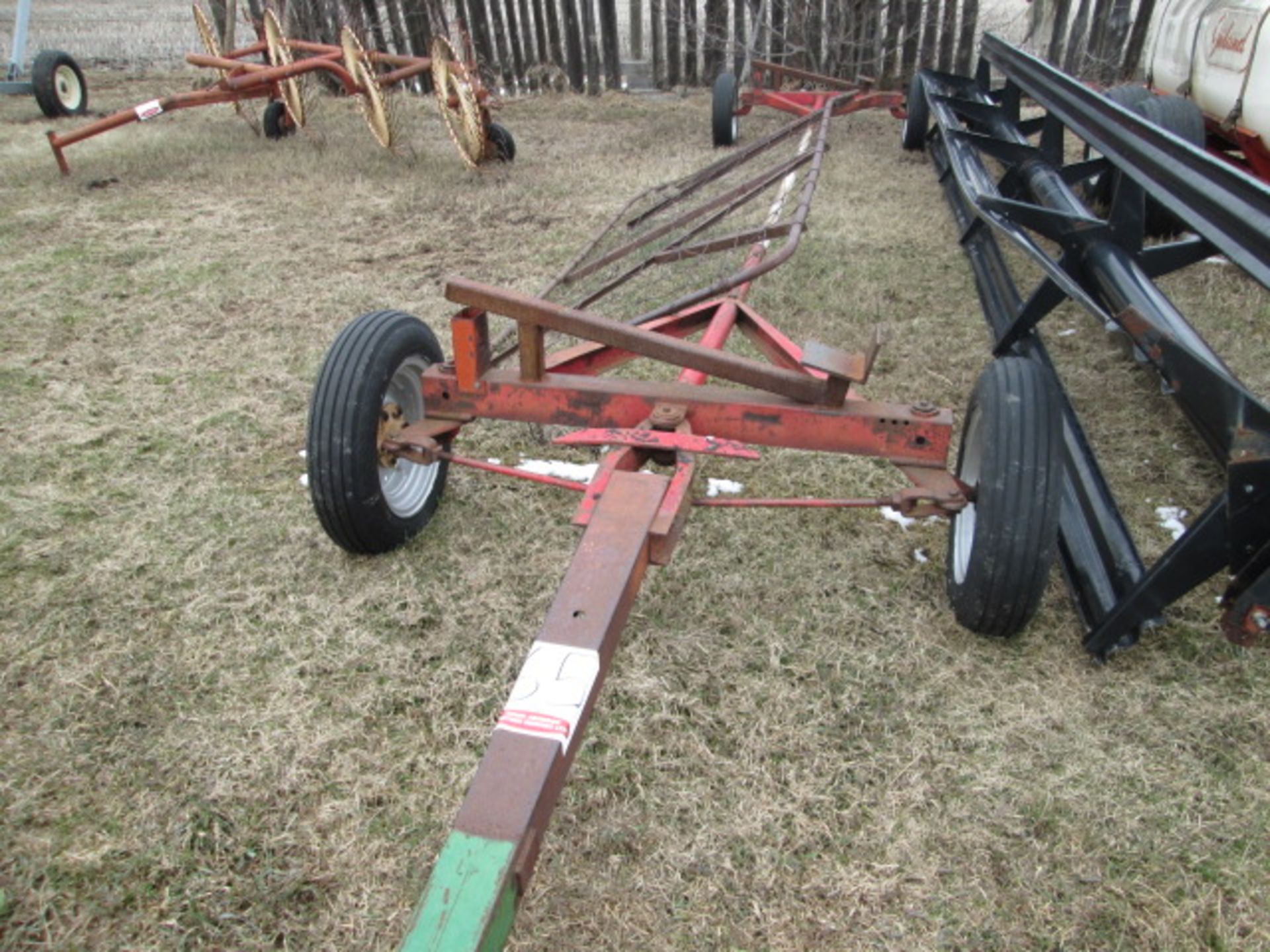 4 wheel hm built header transport