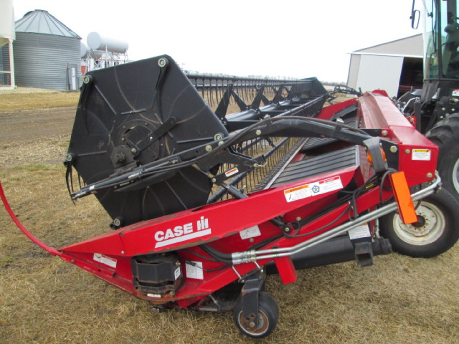 Case WDX 1202 S swather (2005), c/w 30' DHX 302 header (2007), showing 795 eng hr, dbl knife - Image 26 of 32