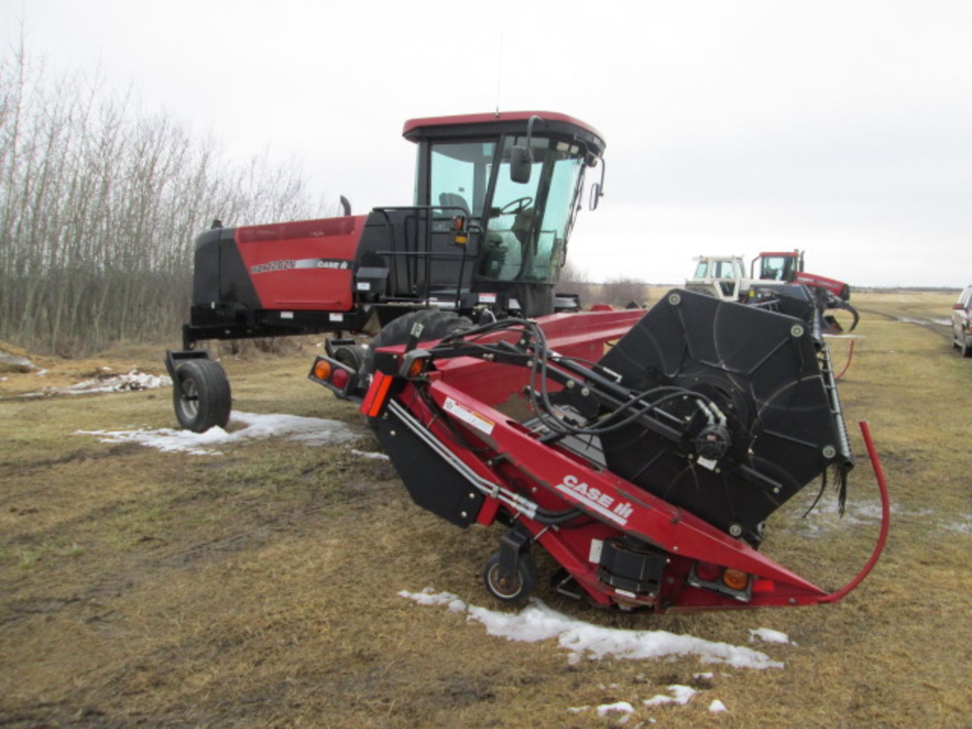 Case WDX 1202 S swather (2005), c/w 30' DHX 302 header (2007), showing 795 eng hr, dbl knife - Image 20 of 32