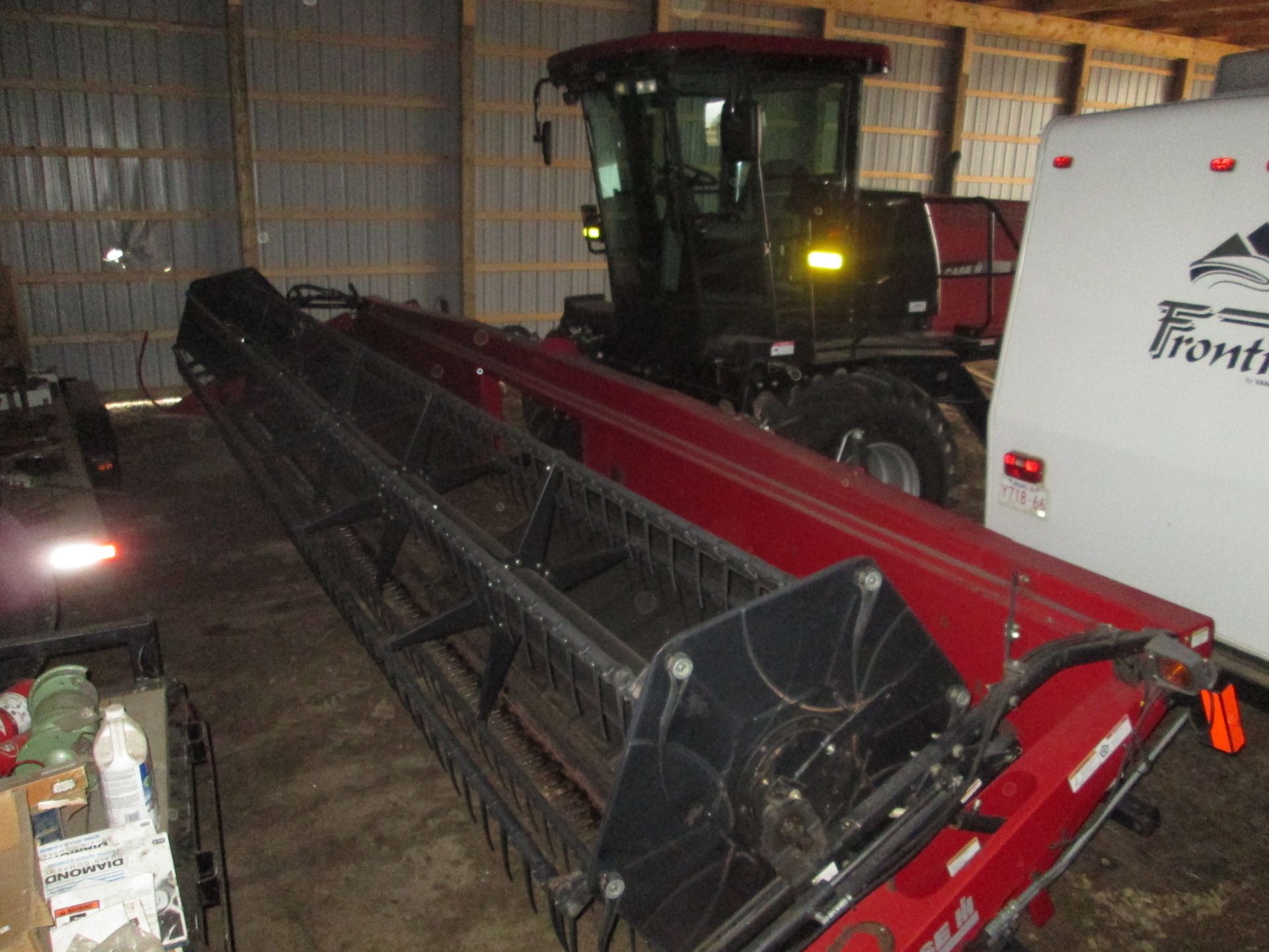 Case WDX 1202 S swather (2005), c/w 30' DHX 302 header (2007), showing 795 eng hr, dbl knife - Image 12 of 32