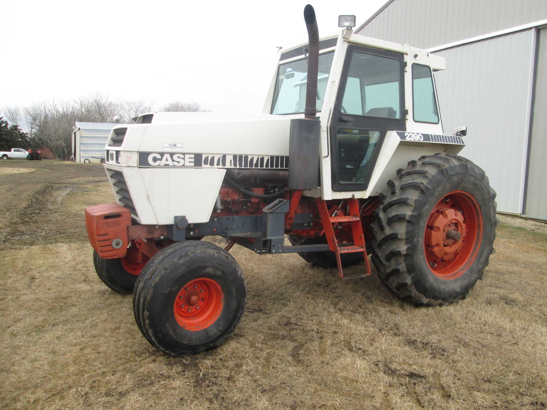 Case 2390 2WD c/w Allied 795 loader, 7' bucket & grapple, showing 6405 hr, 20.8x38 duals, 3 hyd, - Image 8 of 18