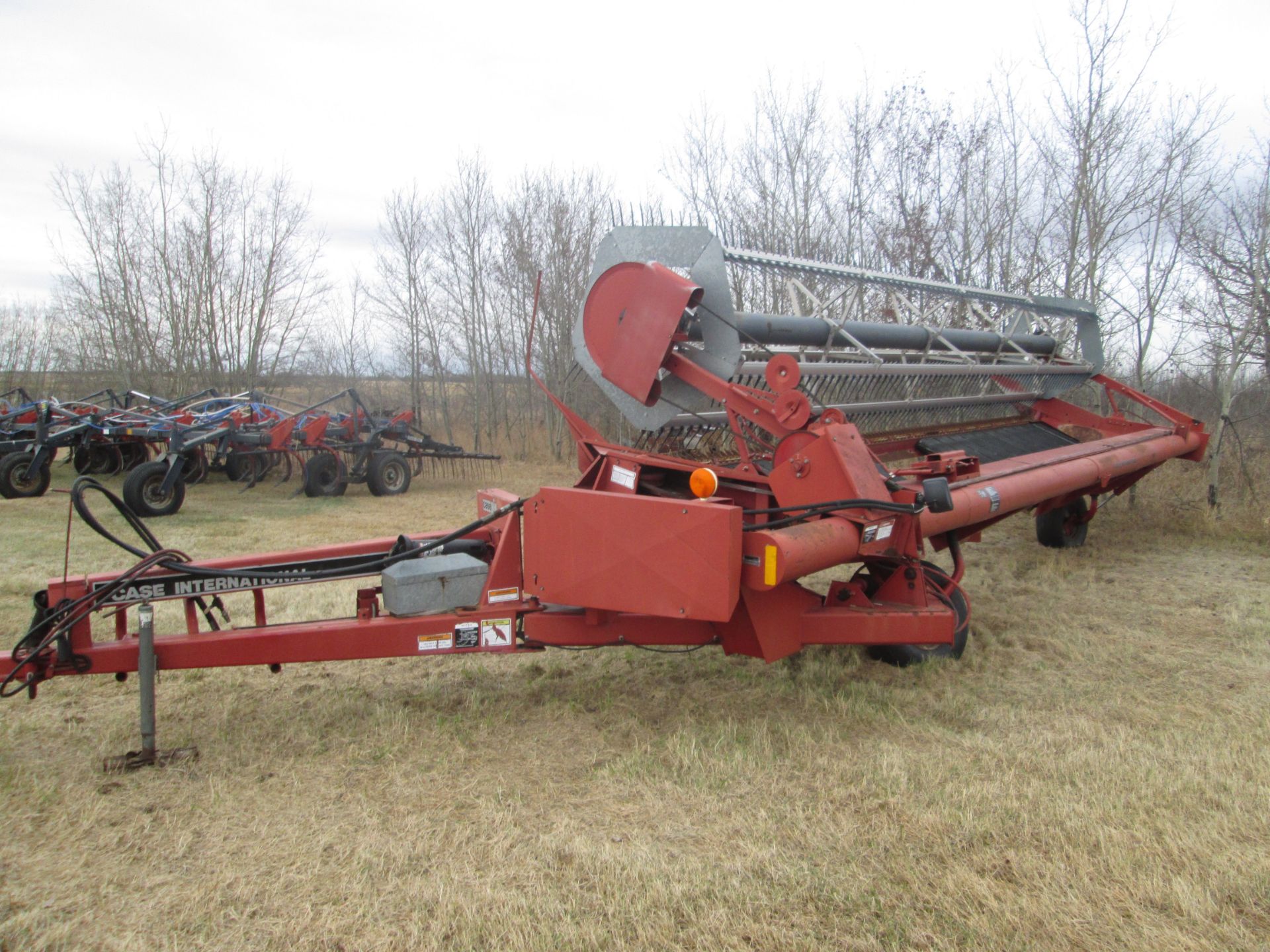 25' Case IH 8220 PT swather, UII PU reel, 1996, SN CFH0065689 - Image 3 of 6