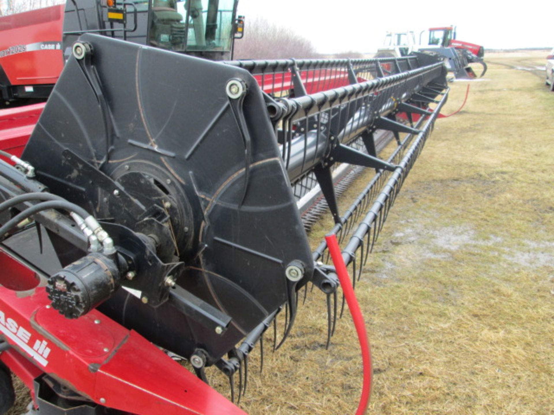 Case WDX 1202 S swather (2005), c/w 30' DHX 302 header (2007), showing 795 eng hr, dbl knife - Image 21 of 32