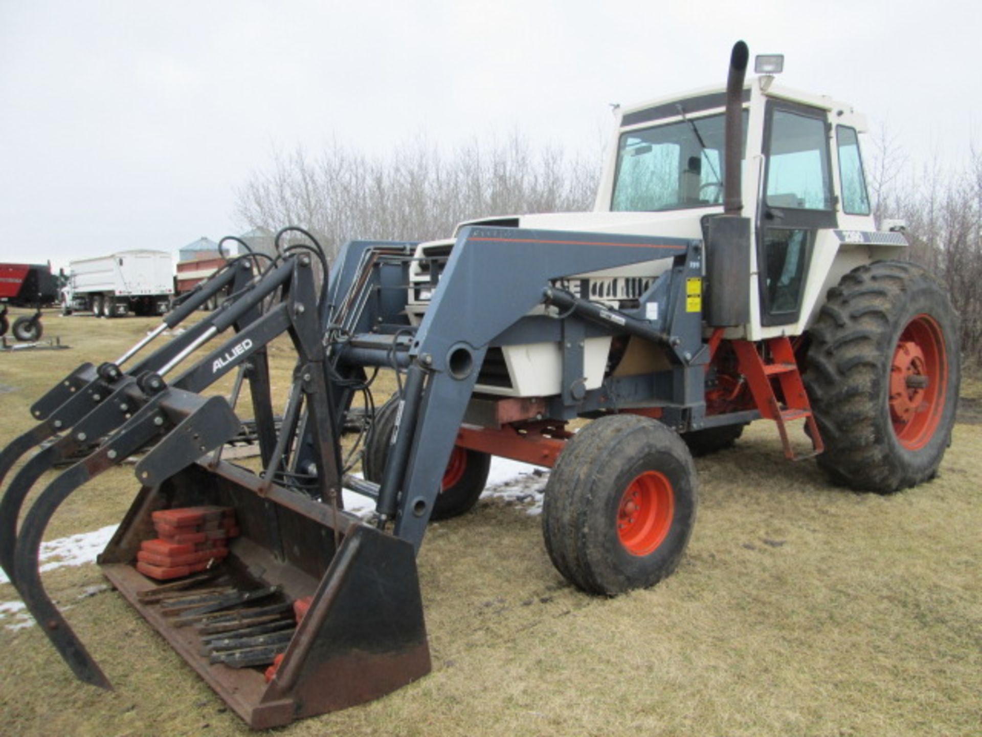Case 2390 2WD c/w Allied 795 loader, 7' bucket & grapple, showing 6405 hr, 20.8x38 duals, 3 hyd, - Image 5 of 18