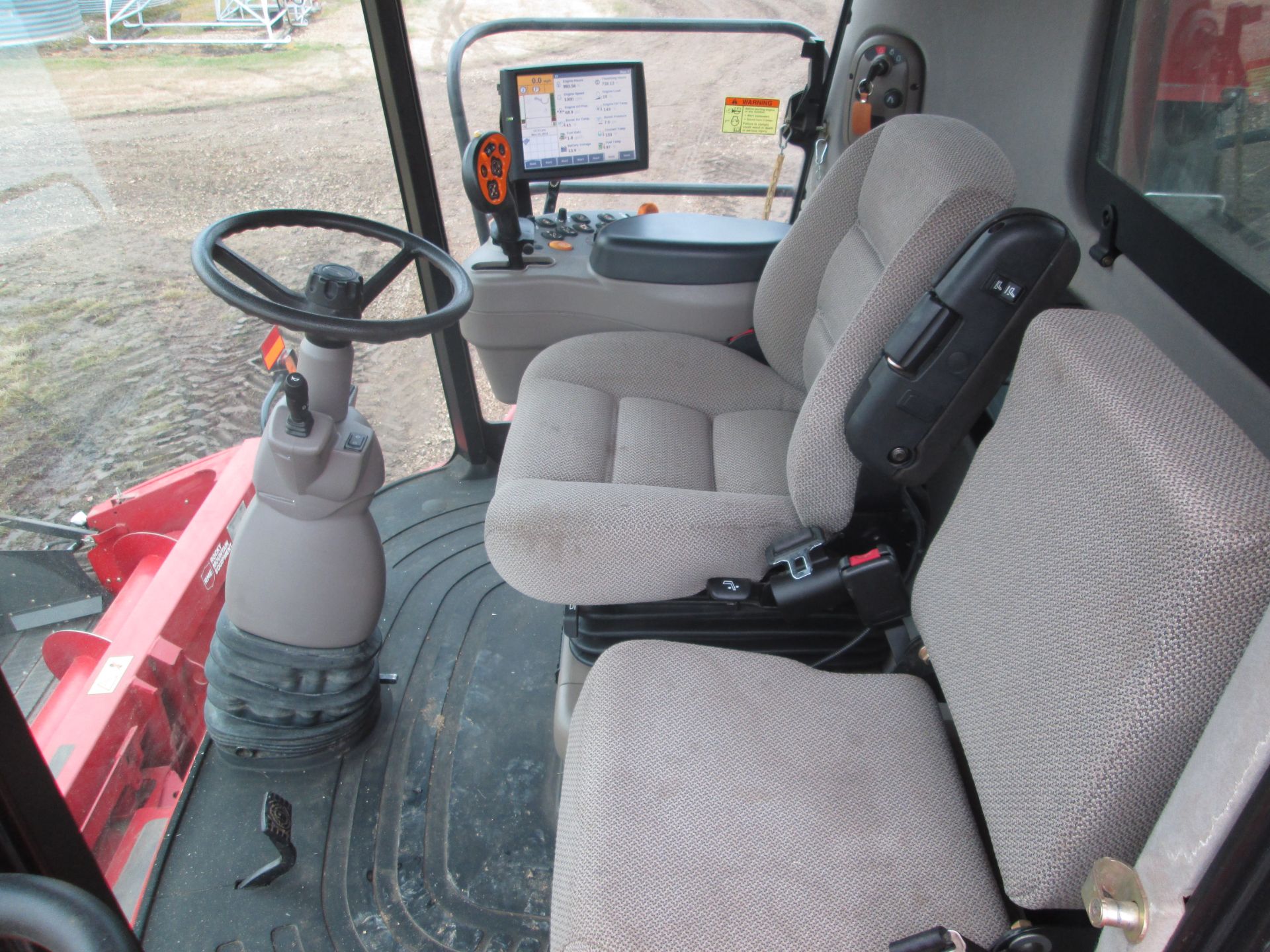 2012 Case IH 8120 c/w Case 3016 header, showing 738 sep / 992 eng hr, 900/60R32 F singles, Pro 700 - Image 18 of 19