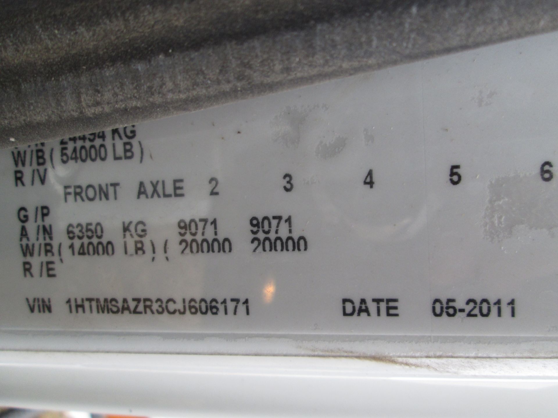 2012 IH Durastar 4400 TA grain truck w/ 20' steel box & hoist (Courtney Berg), Allison auto trans, - Image 15 of 19