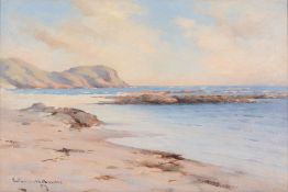 William Russell Macnee A Beach on the West Coast Oil on canvas