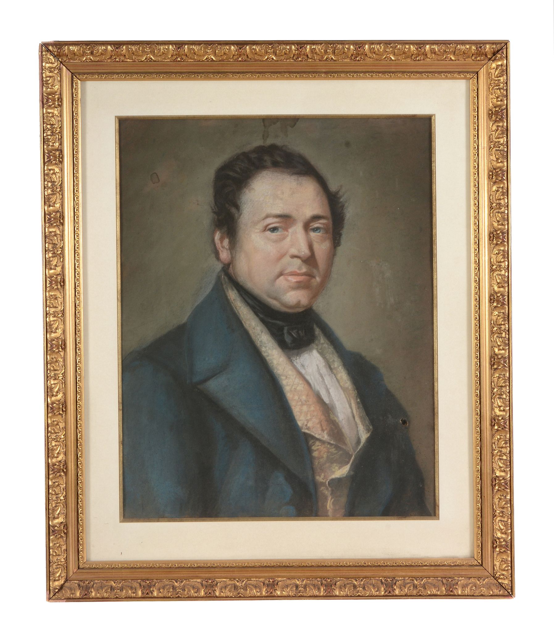 Pastel Portrait of a gentleman 63 x 51cm (24 3/4 x 20in.) - Image 2 of 3