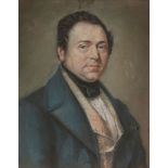Pastel Portrait of a gentleman 63 x 51cm (24 3/4 x 20in.)
