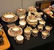 A selection of Derby/Royal Crown Derby Imari teawares