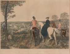 After Herring Senior A set of four hunting prints The Start; The Run; The..