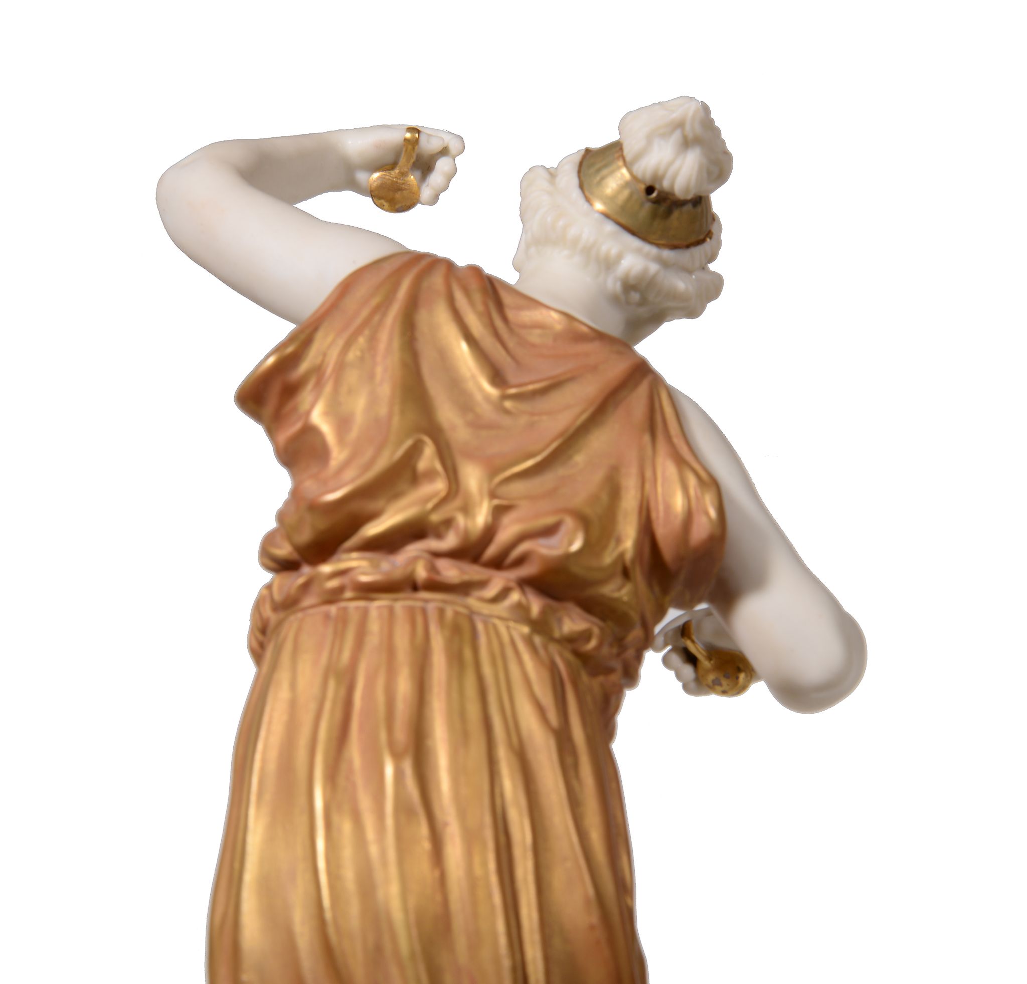 A pair of Royal Worcester models of dancers, date code for 1917 - Image 7 of 7