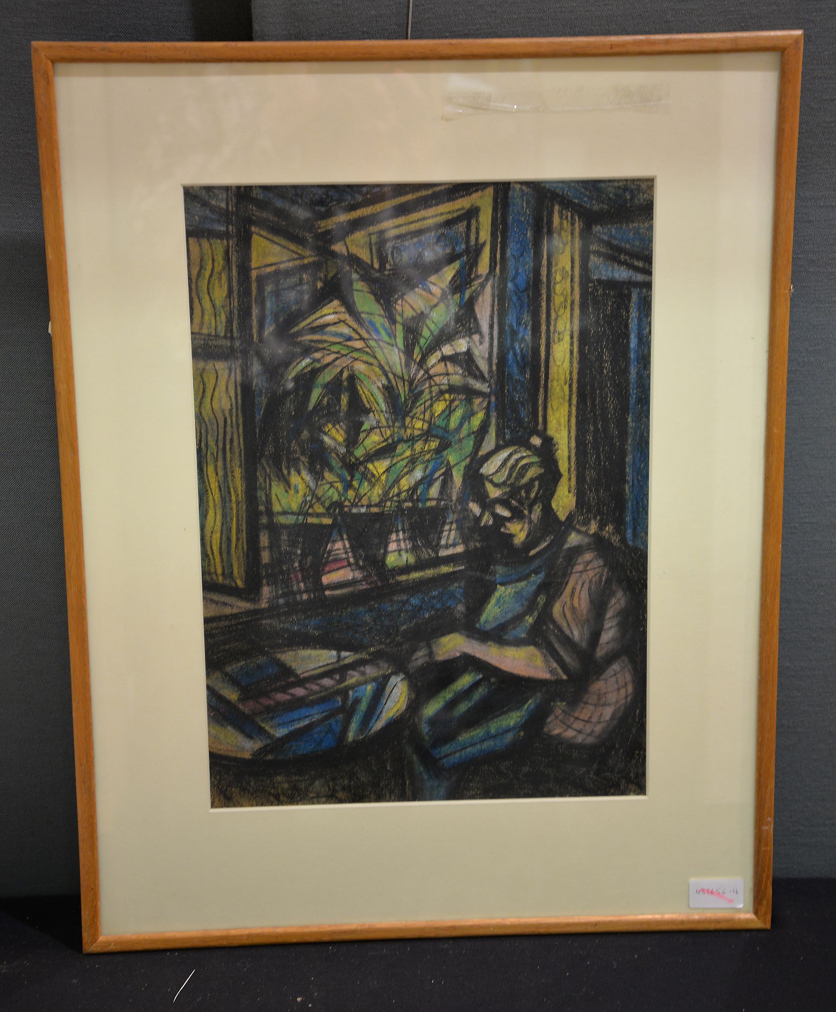 20th Century School Seated female in an interior