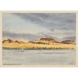 Middle East.- A group of watercolours of Egyptian and Middle Eastern