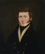 British School Portrait of a gentleman Oil on canvas 76 x 63cm