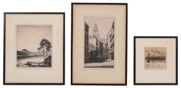 A group of 5 prints and one ink drawing, for punch cartoon by Henry 'Ardmore